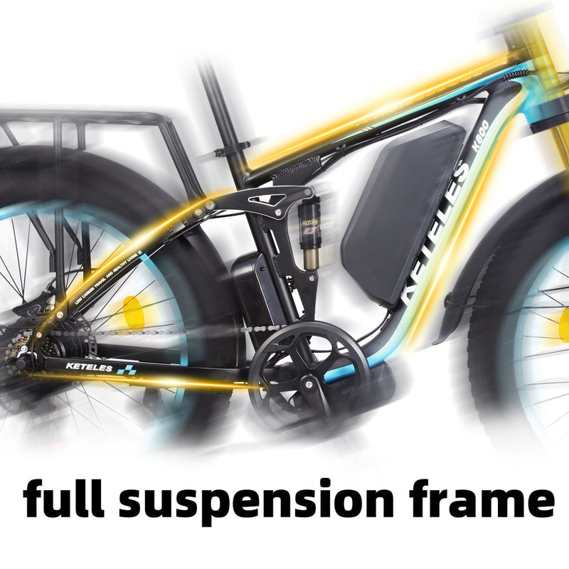 KETELES K800P full suspension frame