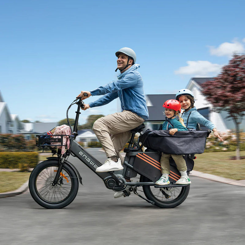 ENGWE LE20 | Electric Bike (E-Bike) | 750W • 48V 19.2Ah • 20 MPH • Cargo Frame | Sold by Rydiqo®