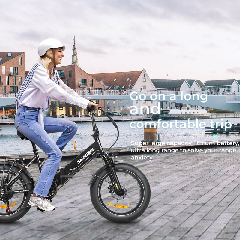 SAMEBIKE LOTDM200-II | Electric Bike (E-Bike) | 750W • 48V 13Ah Battery • 22 MPH • 20×4.0 Tyres | Sold by Rydiqo®