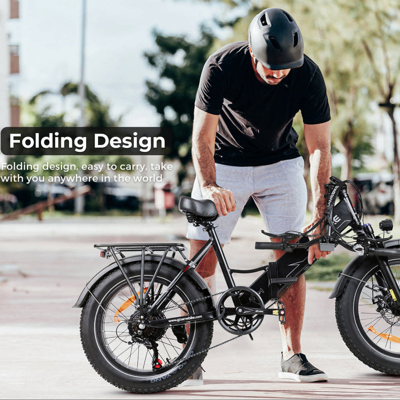 SAMEBIKE LOTDM200-II | Electric Bike (E-Bike) | 750W • 48V 13Ah Battery • 22 MPH • 20×4.0 Tyres | Sold by Rydiqo®