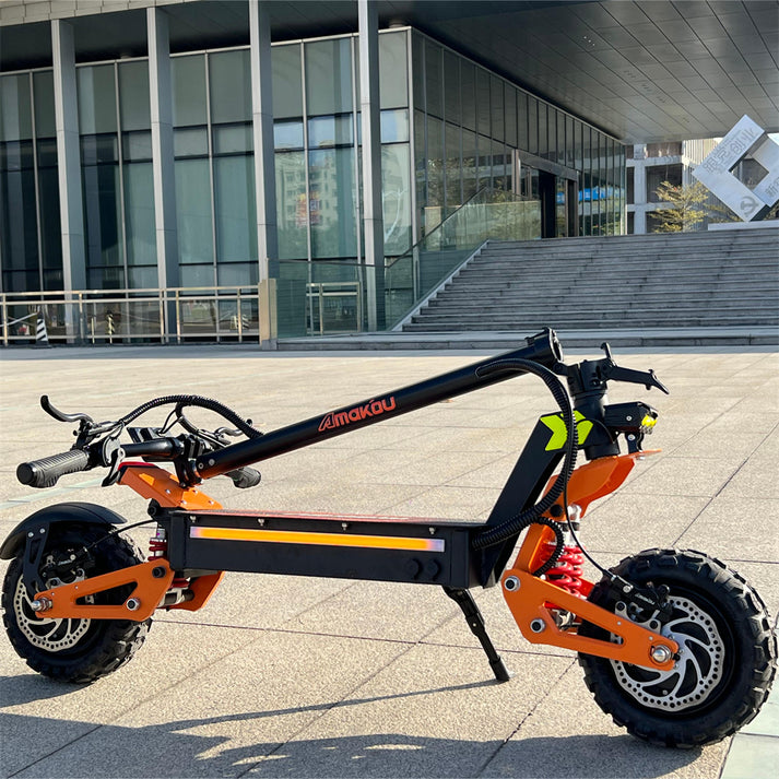 Toursor X5 | Electric Scooter (E-Scooter) | 6000W • 60V 40Ah • 50 MPH • 11×4.0 Off-Road Tyres | Sold by Rydiqo®