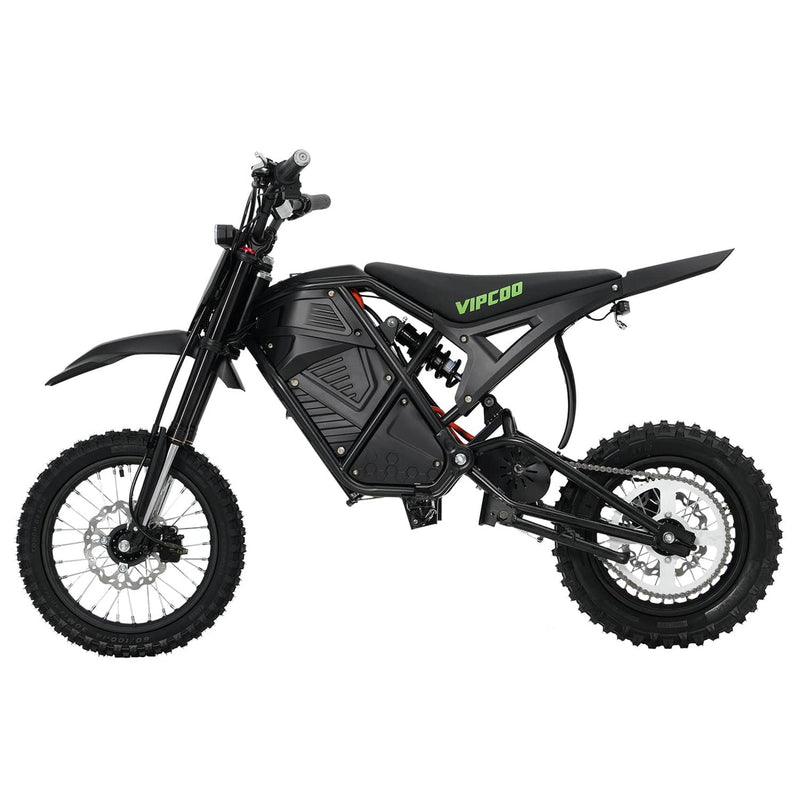 VIPCOO H3 | Electric Dirt Bike | 3500W Peak • 48V 23Ah • 37 MPH • 14”/12” Off-Road Tyres | Sold by Rydiqo®
