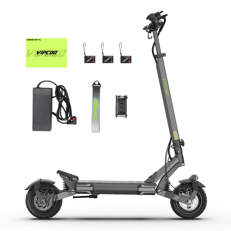 VIPCOO VS6 (2025) | Electric Scooter | 1000W • 48V 18.2Ah • 31 MPH • 10” Tubeless Tyres | Sold by Rydiqo®
