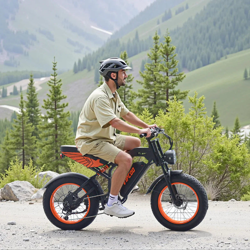VIPCOO VM6 | Electric Bike (E-Bike) | 750W • 48V 18.2Ah • 25 MPH • 20×4.0 Fat Tyres | Sold by Rydiqo®