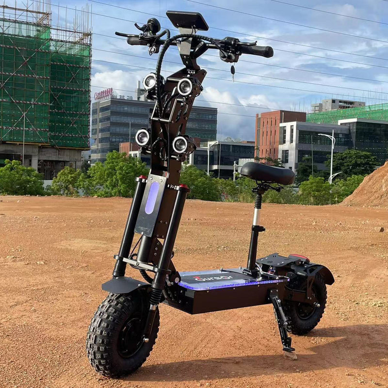 Toursor X14 Pro | Electric Scooter (E-Scooter) | Dual 5000W • 72V 40Ah Samsung Battery • 62 MPH • 13” Off-Road Tyres | Sold by Rydiqo®