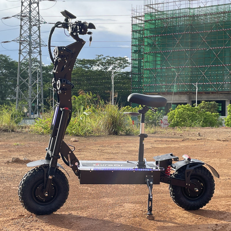 Toursor X14 Pro | Electric Scooter (E-Scooter) | Dual 5000W • 72V 40Ah Samsung Battery • 62 MPH • 13” Off-Road Tyres | Sold by Rydiqo®