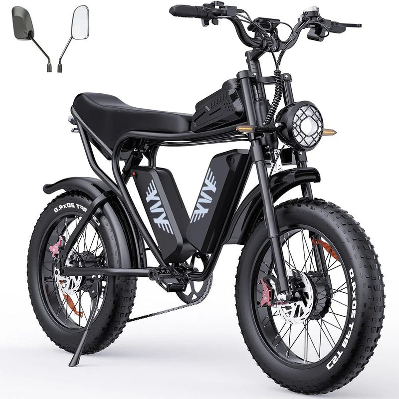 YVY C20 Pro | Electric Bike (E-Bike) | 2000W Dual Motor • 52V 40Ah • 37 MPH • 20×4.0 Fat Tyres | Sold by Rydiqo®