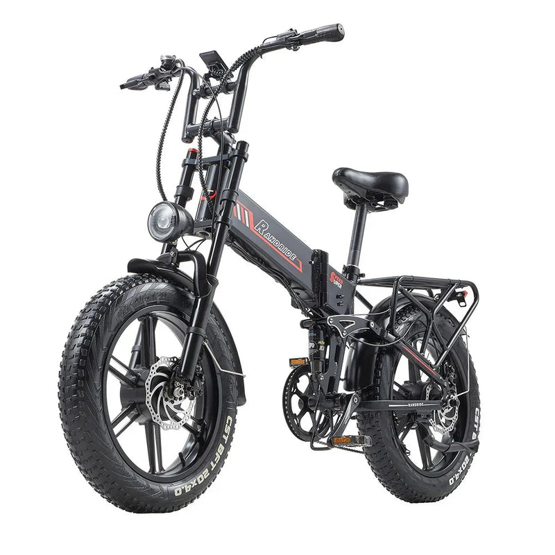 RANDRIDE YX20M-2 | Electric Bike (E-Bike) | 1000W×2 • 48V 20Ah • 28 MPH • 20" Fat Tyres | Sold by Rydiqo®