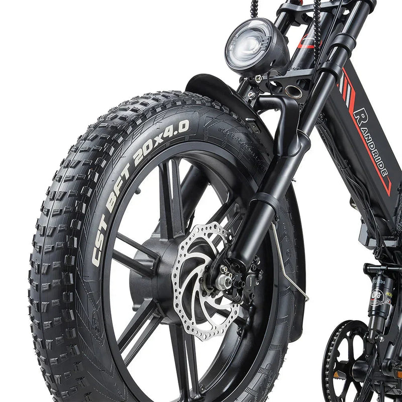 RANDRIDE YX20M-2 | Electric Bike (E-Bike) | 1000W×2 • 48V 20Ah • 28 MPH • 20" Fat Tyres | Sold by Rydiqo®