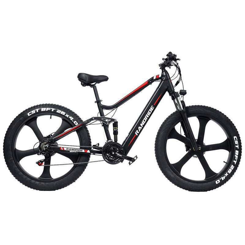 RANDRIDE YX90M | Electric Bike (E-Bike) | 1000W • 48V 14Ah • 28 MPH • 26" Fat Tyres | Sold by Rydiqo®