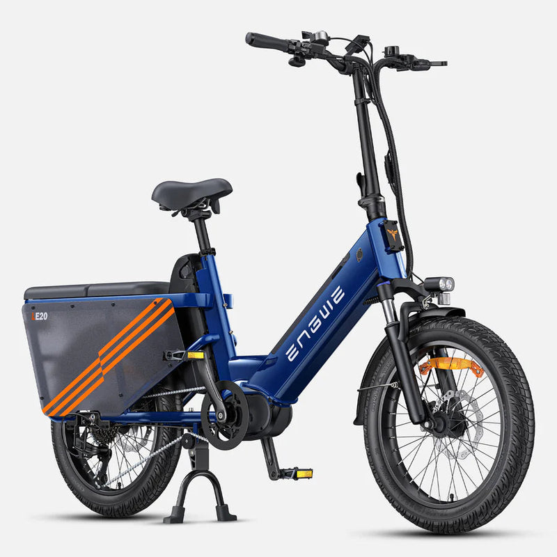 ENGWE LE20 | Electric Bike (E-Bike) | 750W • 48V 19.2Ah • 20 MPH • Cargo Frame | Sold by Rydiqo®