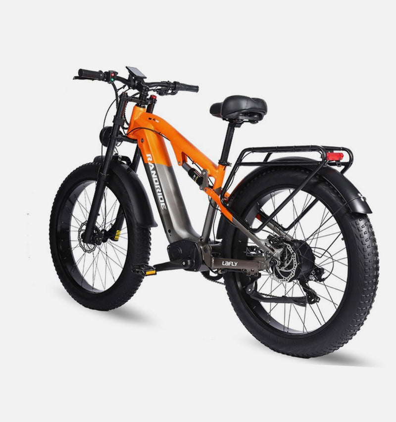 RANDRIDE 1500W Ebike 48V 23AH E Fat Bike 26" Fat Tire Electric Bikes for Adults