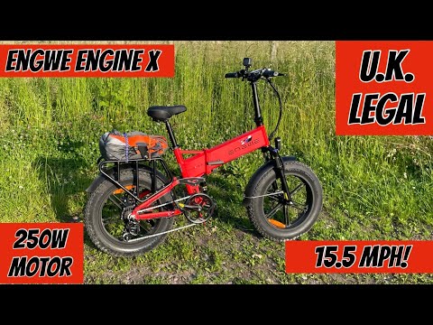 ENGWE Engine X | Electric Bike (E-Bike) | 250W • 48V 13Ah • 15.5 MPH • 20×4.0 Fat Tyres | Sold by Rydiqo®