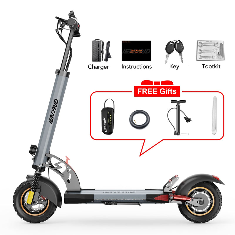 iENYRID A1 | Electric Scooter | 800W • 48V 12.5Ah • 28 MPH • 10” Tyres | Sold by Rydiqo®