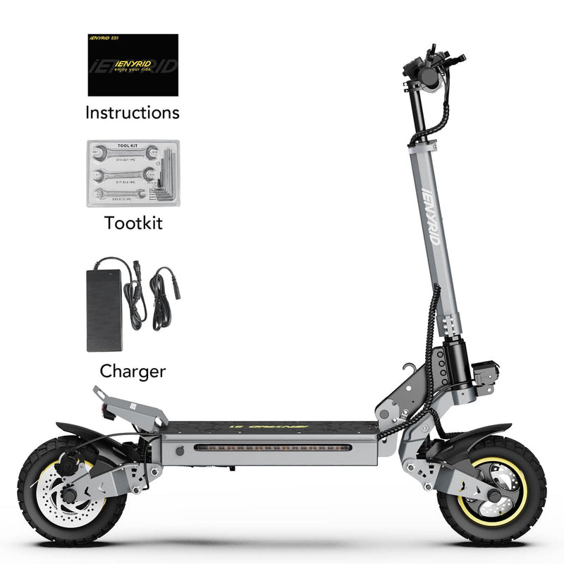 iENYRID S1 | Electric Scooter | 800W • 48V 15Ah • 28 MPH • 10” Tyres | Sold by Rydiqo®