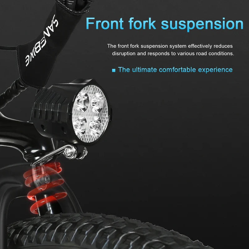 SAMEBIKE EBE2 | Electric Bike (E-Bike) | 350W • 36V 13Ah Battery • 15.5 MPH • 24×2.125 Tyres | Sold by Rydiqo®