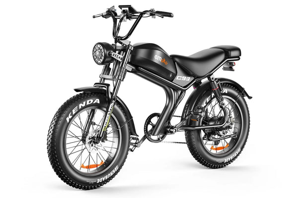 Emoko C93 fat tyre electric bike rear