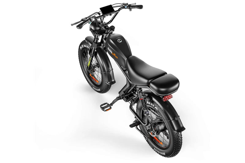 Emoko C93 fat tyre electric bike angle