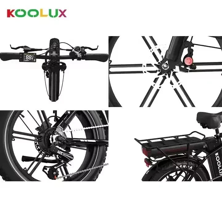 KOOLUX X11S | Electric Bike (E-Bike) | 750W • 48V 13+10.4Ah • 28 MPH • 20×4.0 Tyres | Sold by Rydiqo®