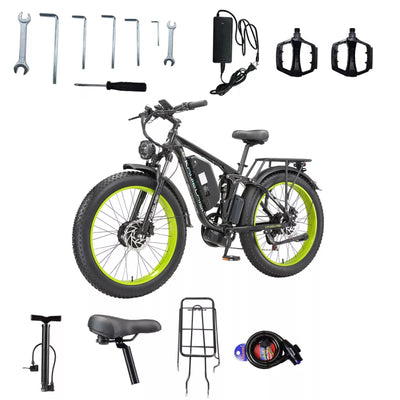 KETELES V3P | Electric Bike (E-Bike) | 3200W • 52V 26Ah • 34 MPH • 26” Fat Tyres | Sold by Rydiqo®