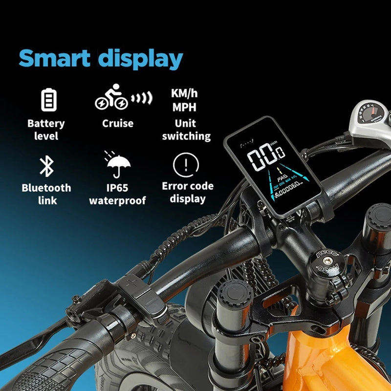 RANDRIDE YX80M-2 | Electric Bike (E-Bike) | 1000W×2 • 48V 20Ah • 28 MPH • 26" Fat Tyres | Sold by Rydiqo®