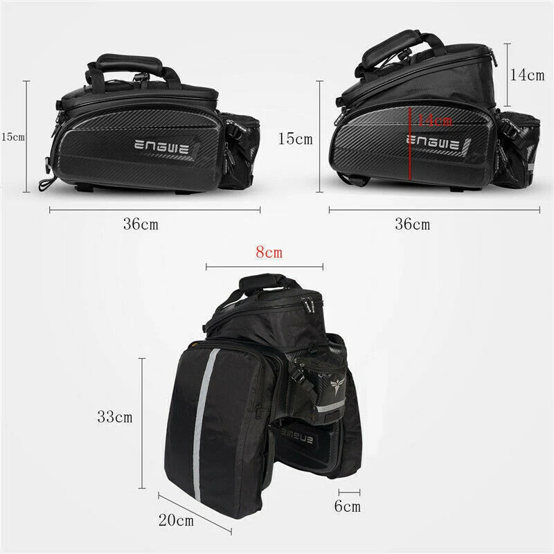 Rydiqo® × ENGWE | 35L Storage Bundle | ENGWE 35L Rear Rack Waterproof Bag • Heavy-Duty Lock • Secure Phone Mount