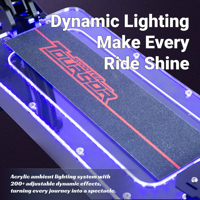 Toursor X14 Pro | Electric Scooter (E-Scooter) | Dual 5000W • 72V 40Ah Samsung Battery • 62 MPH • 13” Off-Road Tyres | Sold by Rydiqo®