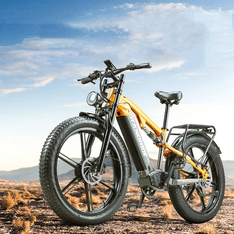 RANDRIDE YX80M-2 | Electric Bike (E-Bike) | 1000W×2 • 48V 20Ah • 28 MPH • 26" Fat Tyres | Sold by Rydiqo®