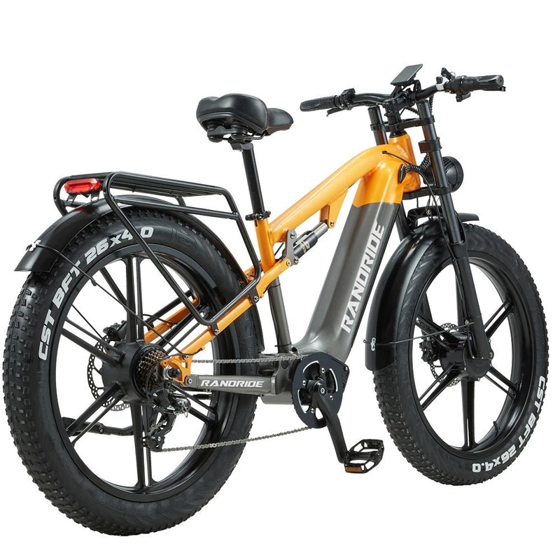 RANDRIDE YX80M-2 | Electric Bike (E-Bike) | 1000W×2 • 48V 20Ah • 28 MPH • 26" Fat Tyres | Sold by Rydiqo®