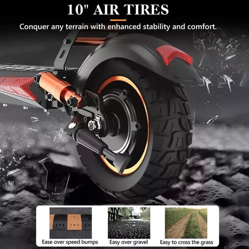 iENYRID M4 Pro S+ (2024) | Electric Scooter | 800W • 48V 12.5Ah • 28 MPH • 10” Pneumatic Tyres • Seat Included | Sold by Rydiqo®
