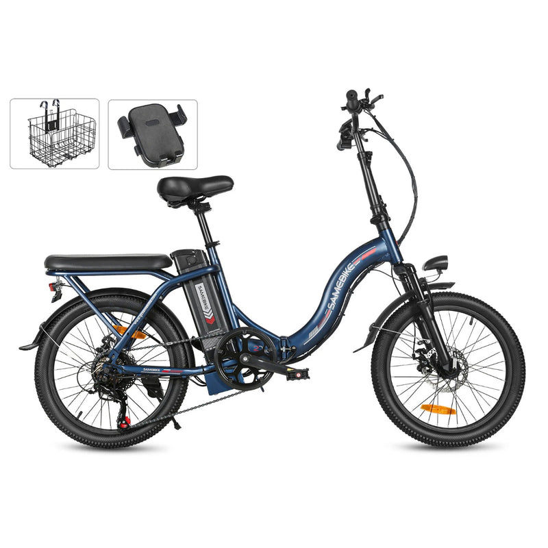 SAMEBIKE CY20 | Electric Bike (E-Bike) | 350W • 36V 12Ah Battery • 16 MPH • 20×2.35 Tyres | Sold by Rydiqo®