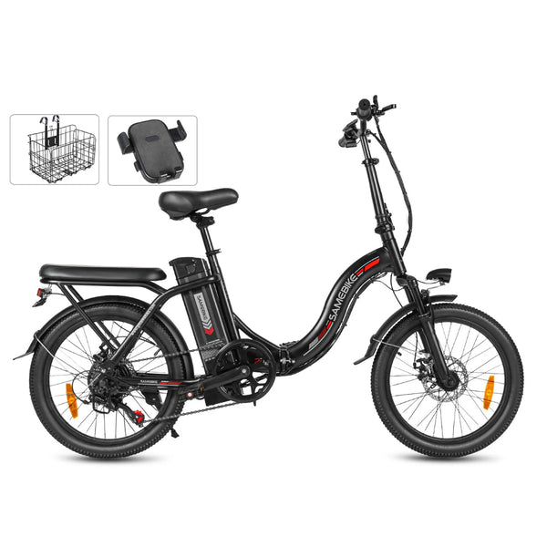 SAMEBIKE CY20 | Electric Bike (E-Bike) | 350W • 36V 12Ah Battery • 16 MPH • 20×2.35 Tyres | Sold by Rydiqo®