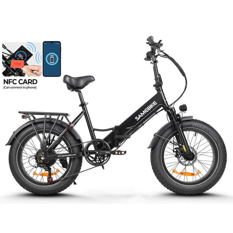 SAMEBIKE LOTDM200-II | Electric Bike (E-Bike) | 750W • 48V 13Ah Battery • 22 MPH • 20×4.0 Tyres | Sold by Rydiqo®