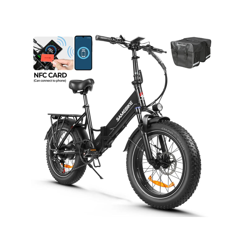 SAMEBIKE LOTDM200-II | Electric Bike (E-Bike) | 750W • 48V 13Ah Battery • 22 MPH • 20×4.0 Tyres | Sold by Rydiqo®