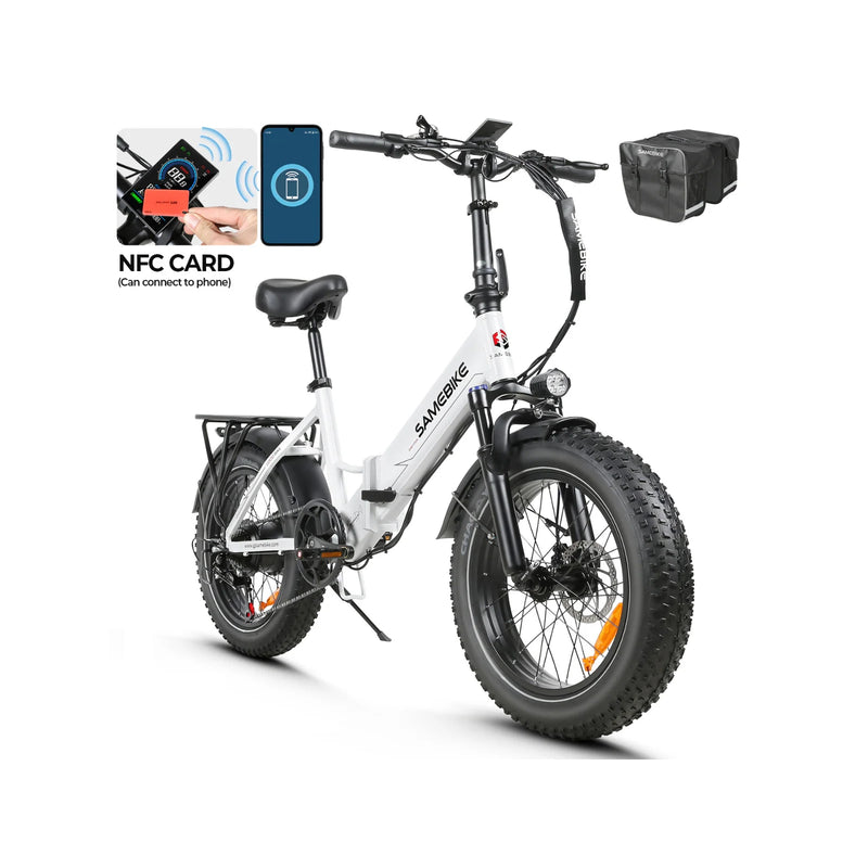 SAMEBIKE LOTDM200-II | Electric Bike (E-Bike) | 750W • 48V 13Ah Battery • 22 MPH • 20×4.0 Tyres | Sold by Rydiqo®