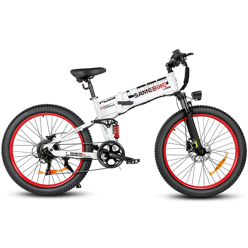 SAMEBIKE LO26 Plus | Electric Bike (E-Bike) | 1000W • 48V 15Ah Battery • 28 MPH • 26×3.0 Tyres | Sold by Rydiqo®