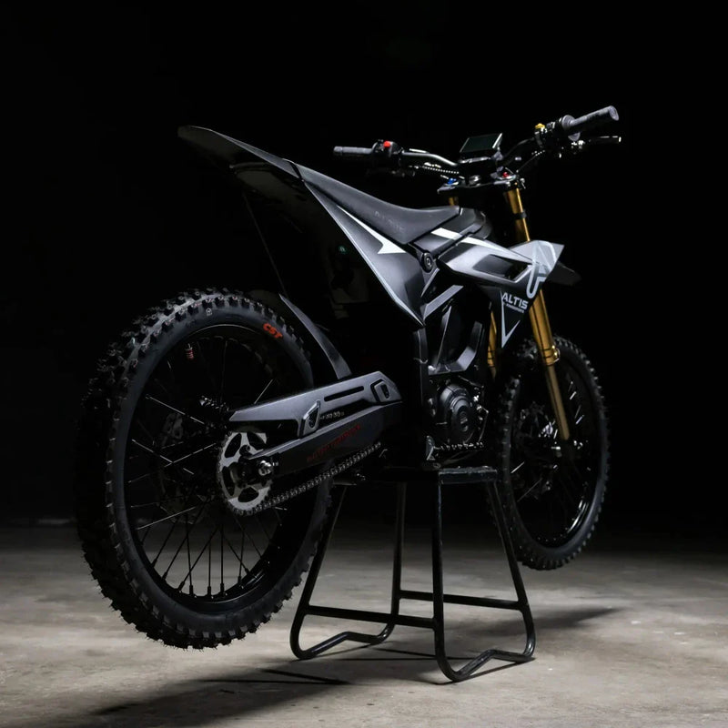 Altis Sigma | Electric Dirt Bike | 22kW • 97.2V 35Ah Samsung Battery • 75 MPH • 19”/19” Off-Road Wheels | Sold by Rydiqo®