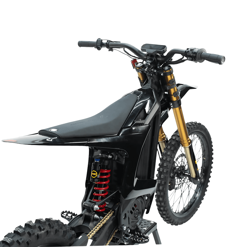 Arctic Leopard XE Pro S | Electric Dirt Bike | 20kW • 72V 55Ah Battery • 62 MPH • 19”/16” Off-Road Wheels | Sold by Rydiqo®