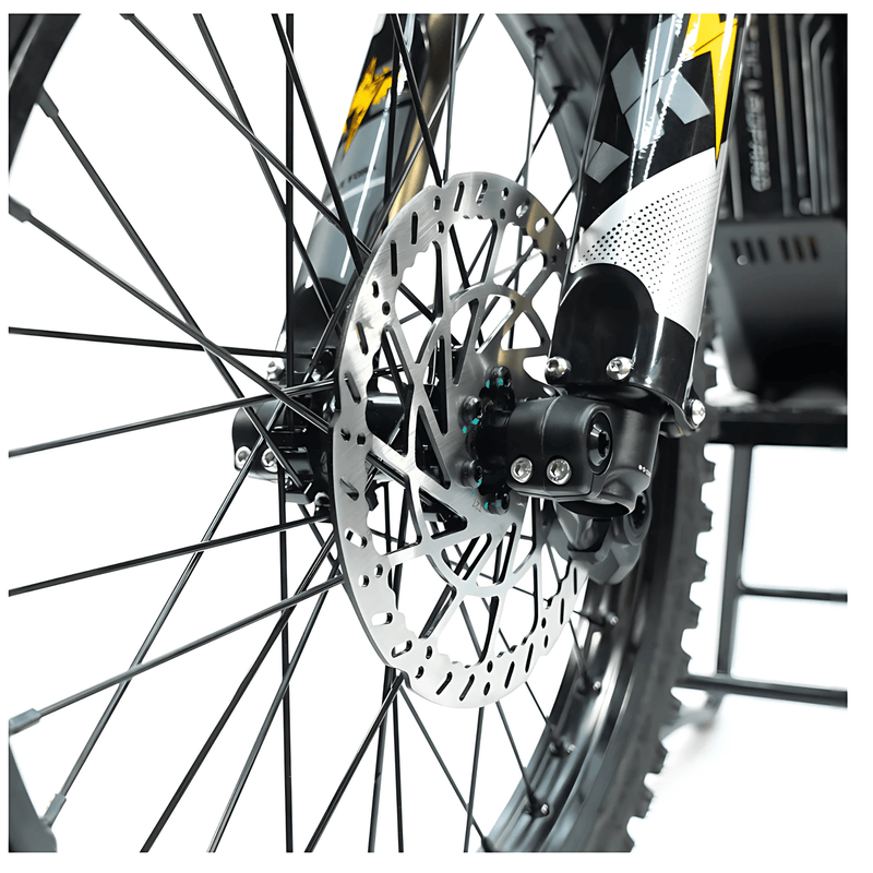 Arctic Leopard XE Pro S | Electric Dirt Bike | 20kW • 72V 55Ah Battery • 62 MPH • 19”/16” Off-Road Wheels | Sold by Rydiqo®