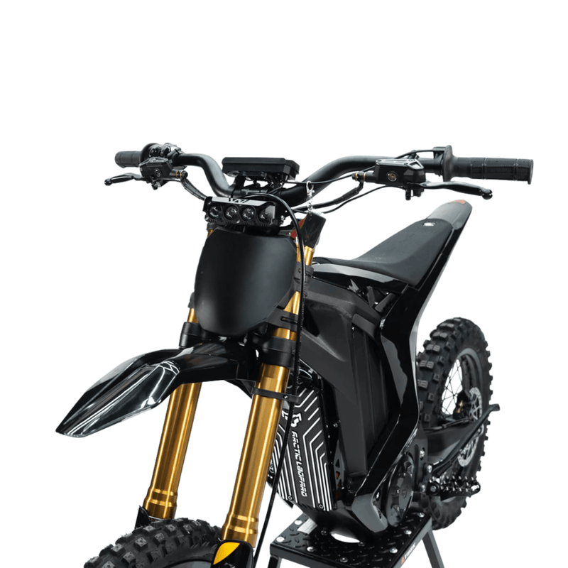 Arctic Leopard XE Pro S | Electric Dirt Bike | 20kW • 72V 55Ah Battery • 62 MPH • 19”/16” Off-Road Wheels | Sold by Rydiqo®