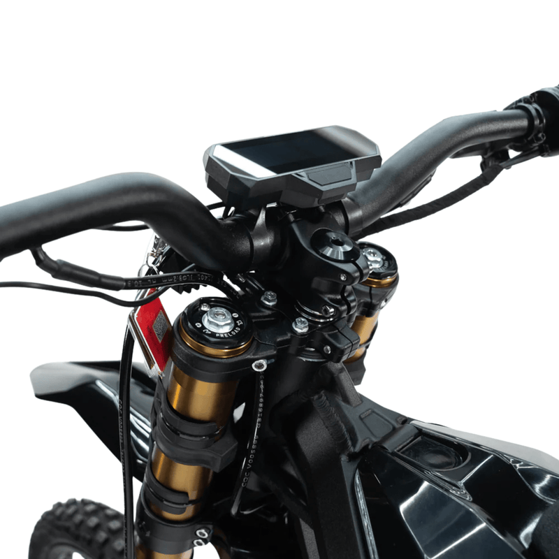 Arctic Leopard XE Pro S | Electric Dirt Bike | 20kW • 72V 55Ah Battery • 62 MPH • 19”/16” Off-Road Wheels | Sold by Rydiqo®