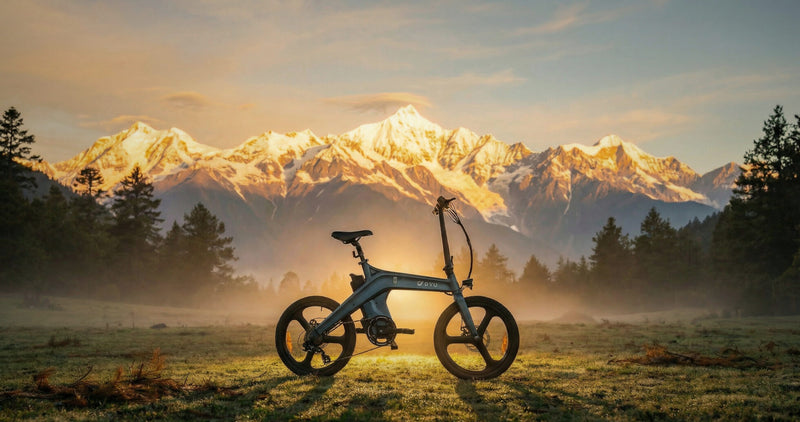 DYU T1 20" Folding Electric Bike | 250W | 36V 10Ah | Torque Sensor | Steel Grey